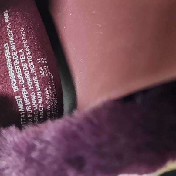 Women time and tru fur slide brand new size 11 - Picture 6 of 6